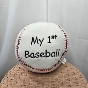 Kellytoy My 1st Baseball Plush Rattle Ball Toy